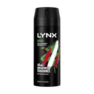 6 Pack x Lynx Africa – Body Spray – 97g/150ml